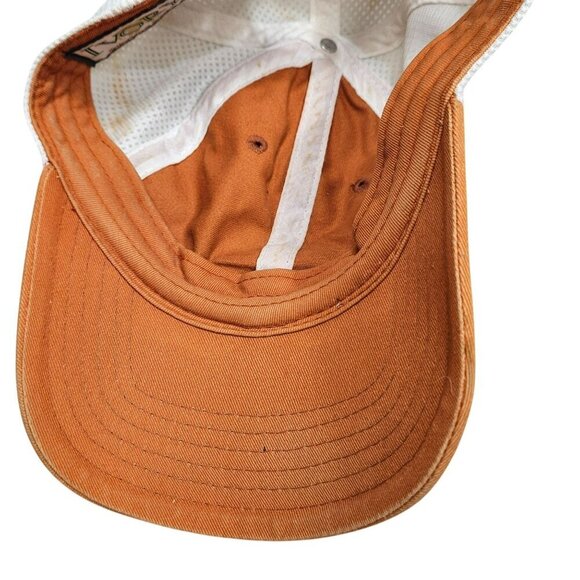 Drop Top Amber‎ Ale Mesh Trucker Hat Adjustable Fit White Orange Dog Embroidery - Picture 8 of 9